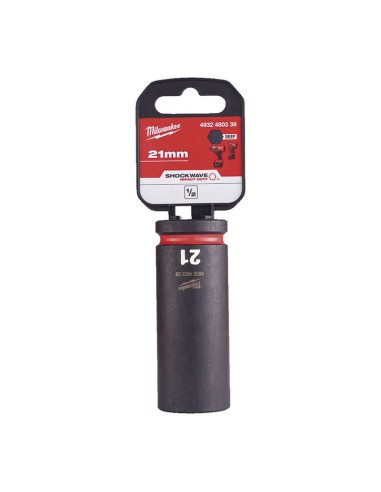 VASO IMPACTO 1/2" LARGO 21MM.