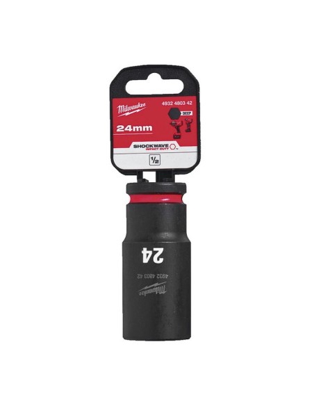 VASO IMPACTO 1/2" LARGO 24MM.