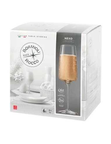 COPA CAVA FLAUTA 24CL. NEXO 6 UNIDADES