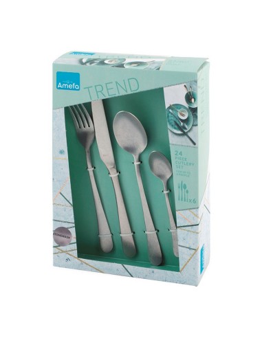 CUBIERTOS INOX AUSTIN VINTAGE 24PZ.PENGO