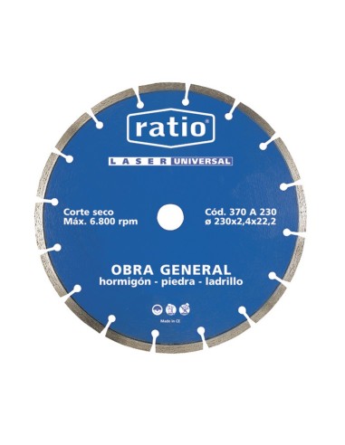 DISCO SEGMEN.UNIVERS.180 MM.RATIO