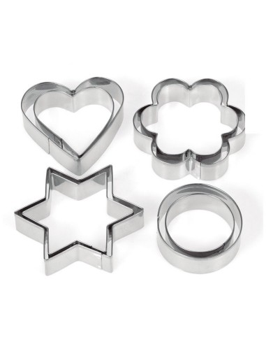 JGO. 8 CORTA GALLETAS INOX. SURTIDO