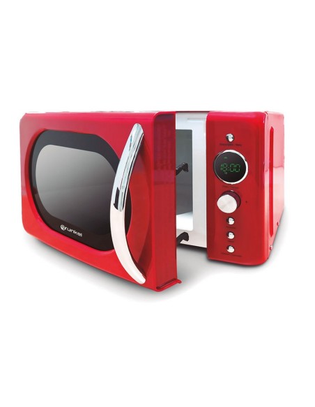 MICROONDAS VINTAGE ROJO GRUNKEL