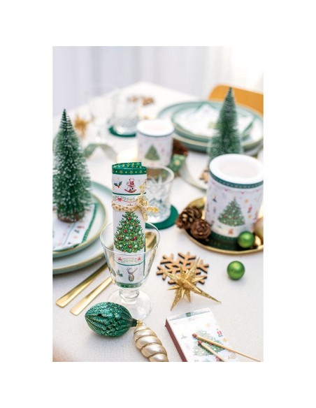 SERIE CHRIST.EVERGREEN.SERVILLETA 33X33