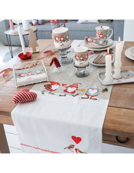 SERIE SKATING DWARFS.SERVILLETA 33X33CM.