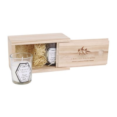 SET 2 VELAS AROMATICAS 5,5 + 6,5 CM. CMP