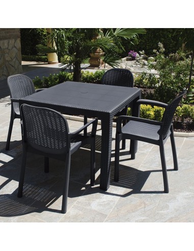 SILLÓN MIRANDA IMIT RATÁN RESINA ANTRAC.