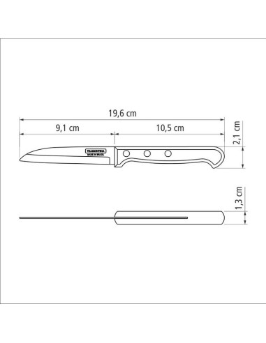 CUCHILLO FRUTAS/LEGUMBRES 9,5CM POLYWOOD