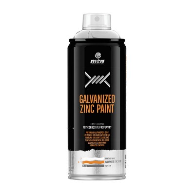 SPRAY PINTURA PLATA GALV. ZINC BR 400 ML