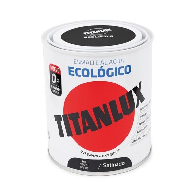 TITANLUX BASE AGUA NEGRO 750ML SATINADO