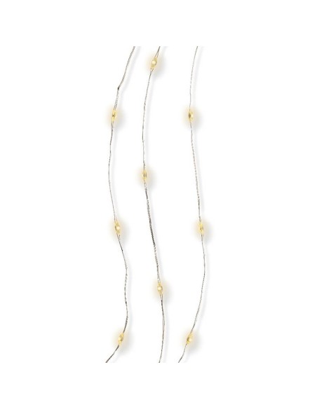 MICRO LED BCO. CALIDO INTERIOR 195 CM.