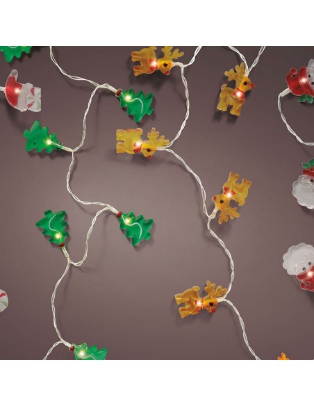 LUCES LED DECORATIVA 4 SURT.COLOR 90 CM