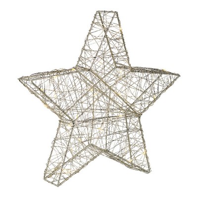 ESTRELLA DECORATIVA MICRO LED 5X30 CM.