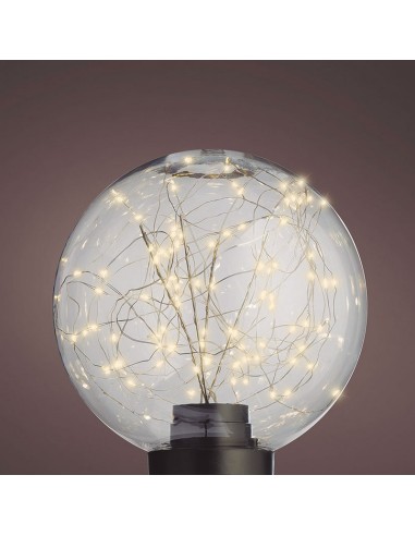 BOLA DECORATIVA SOBREMESA 20CM.TRANSP.