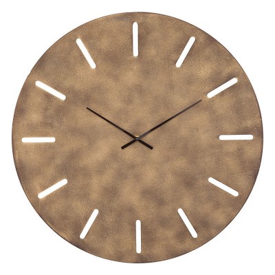 RELOJ PARED METALICO BRONCE 55 CM.