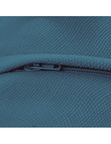 COJÍN LILOU 45X45CM.POLIESTER AZUL