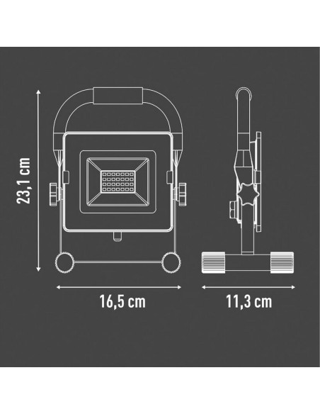 FOCO LED ALTA POTENC.20W WORKLINE 5000K