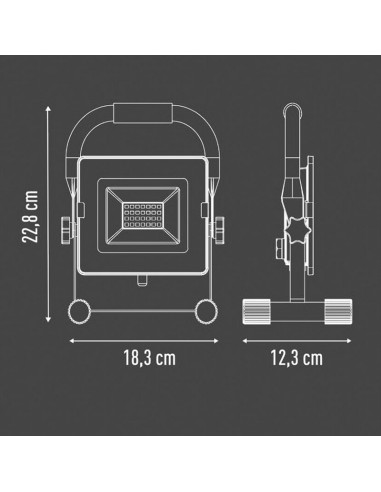 FOCO LED ALTA POTENC.30W WORKLINE 5000K
