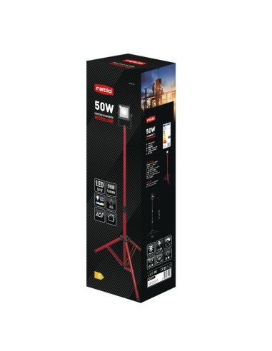 FOCO LED CON TRIPODE 50W WORKLINE 5000K