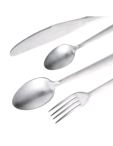 CUBIERTOS ACERO INOX. SIENA, JGO.24 PZAS