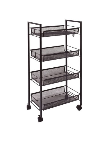 CARRITO CAMARERA C/RUEDAS 4 ALTURAS