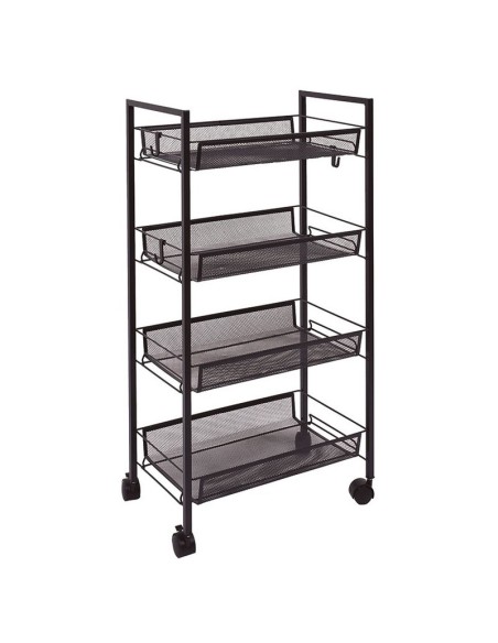 CARRITO CAMARERA C/RUEDAS 4 ALTURAS