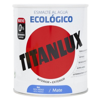 TITANLUX BASE AGUA AZUL INDIGO 750ML MAT