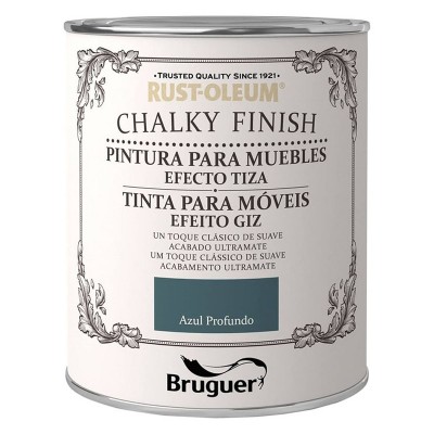 RUSTOL. CHALKY FINISH M. AZUL PROF 750ML