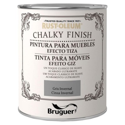 RUSTOL. CHALKY FINISH M. GRIS INV. 750ML