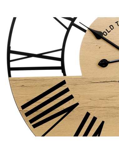 RELOJ PARED CLOVIS MDF/METAL 70 CM.