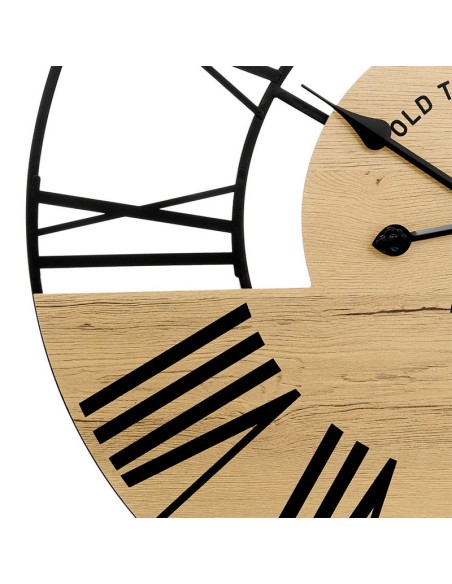 RELOJ PARED CLOVIS MDF/METAL 70 CM.