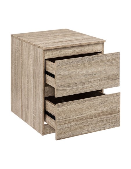 MESITA DE NOCHE 2 CAJONES DOLO