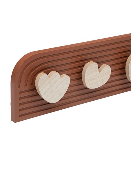 PERCHA PARED DECOR.MDF 5 POMOS TERRAC