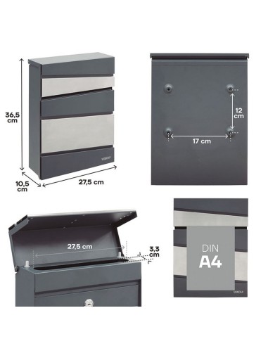BUZON EXTERIOR FLYSCH. ANTRA + INOX