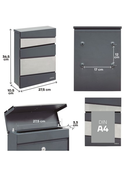 BUZON EXTERIOR FLYSCH. ANTRA + INOX