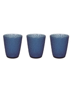 JUEGO 3 VASOS DAVOR AZUL