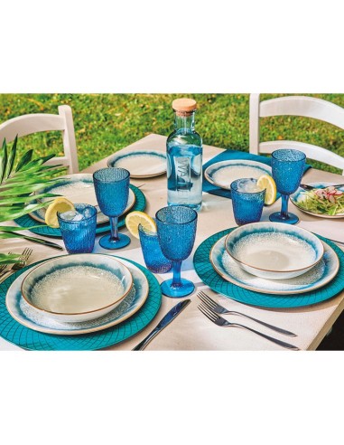 JUEGO 3 VASOS DAVOR AZUL