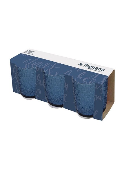 JUEGO 3 VASOS DAVOR AZUL