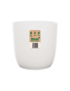 CUBRE MACETAS FLOWERPOT Ø 18 CM. BLANCO