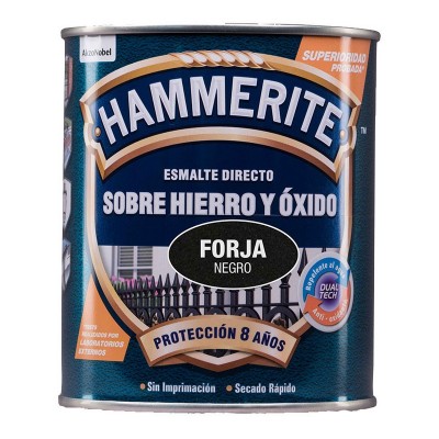 HAMMERITE ESMALTE FORJA NEGRO 750ML