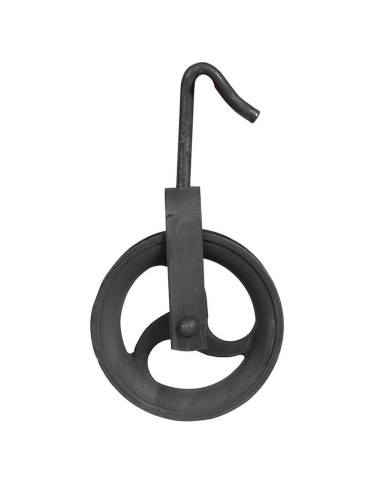 POLEA POZO Hº FDO.S/GUARDA 160MM.