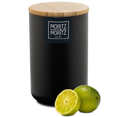 TARRO CERAM. NEGRO 900ML MORITZ&MORITZ