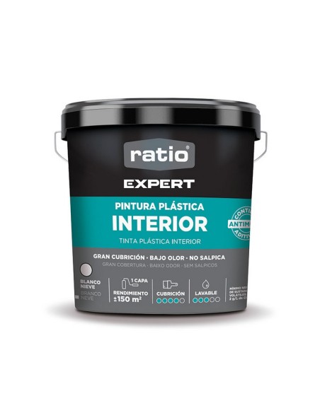 PINTURA PLÁSTICA INT. RATIO EXPERT 15L
