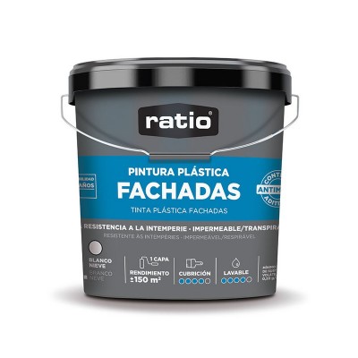 PINTURA FACHADAS 6 AÑOS BRICO RATIO 15L