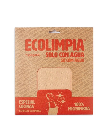 BAYETA ECOLIMPIA COCINAS 50X40 NARANJA