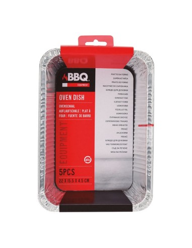 ACC.BARBACOA.BANDEJA ALUM.34X23X2,5CM.4U