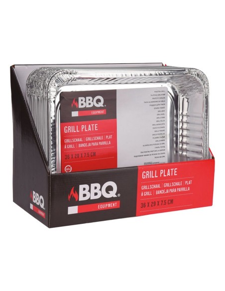 ACC. BARBACOA.BANDEJA ALUM.36X29X7,5 CM.