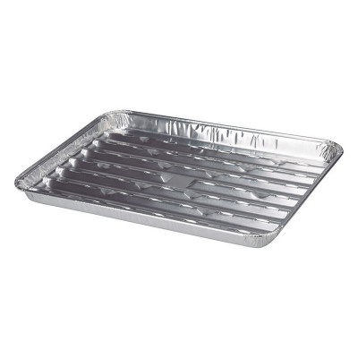 ACC.BBQ .BANDEJA ALUM.22X15,5X4,5CM.5UDS