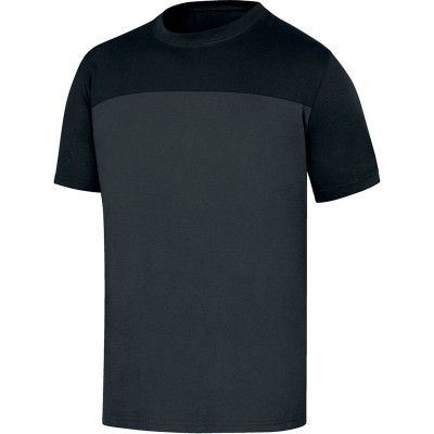 Camiseta DELTAPLUS GENO GRIS-NEGRO. T/ M a XL