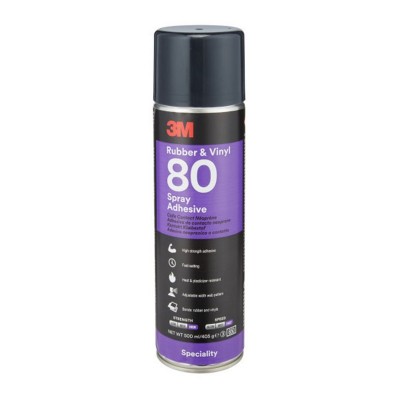 ADHES.SPRAY CAUCHO Y VINILO 80 3M 500 ML